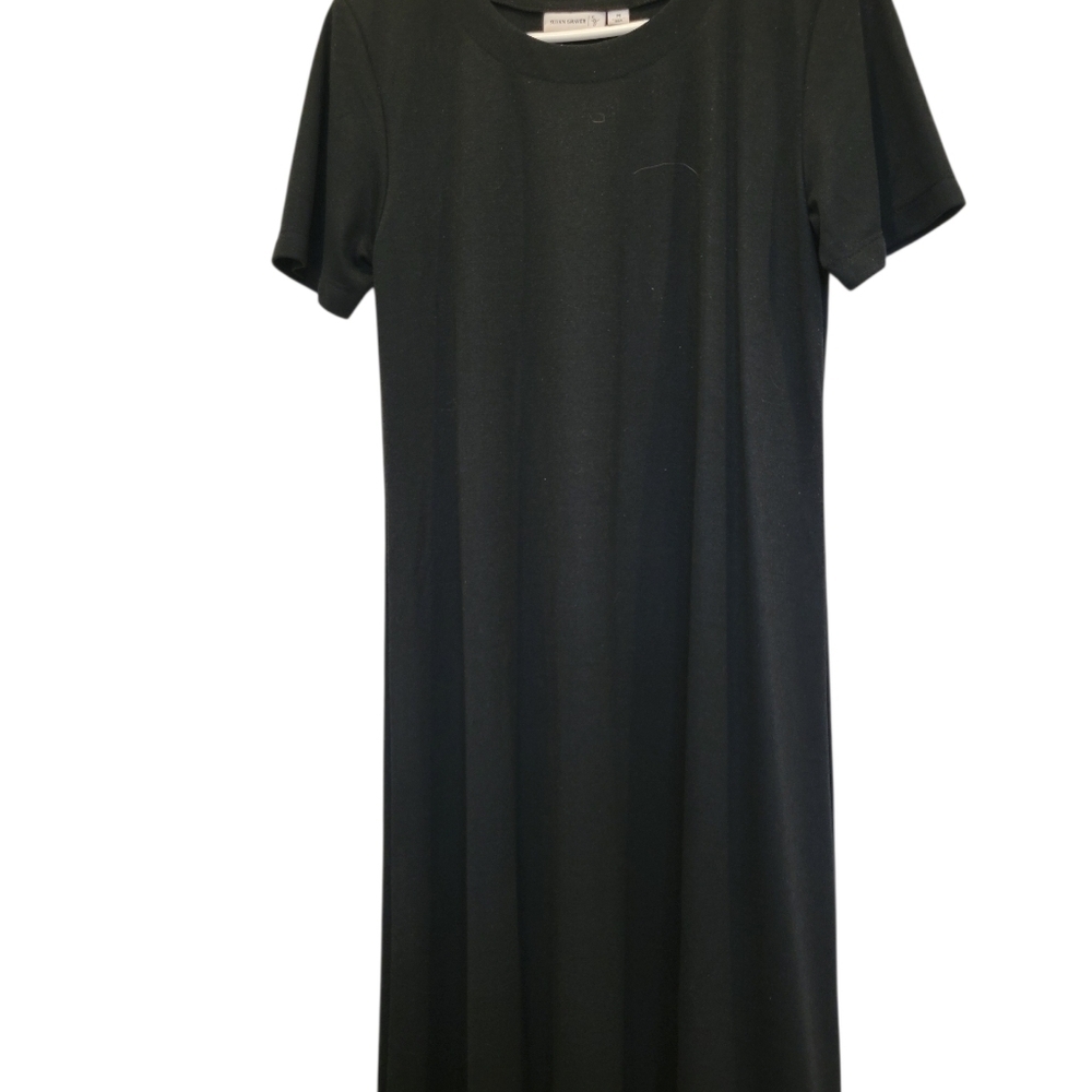 Susan Garver Basic Sheath Shift Dress Made In USA med Dark Navy - Picture 4 of 6